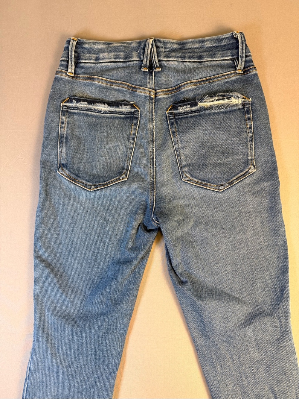 Good American Good Waist Crop Raw Hem High-Rise Skinny Women’s Jeans Size 6 - Picture 8 of 9
